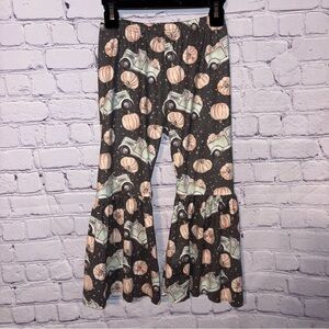 3/$20 Kids Flared Pumpkin Print Bottoms